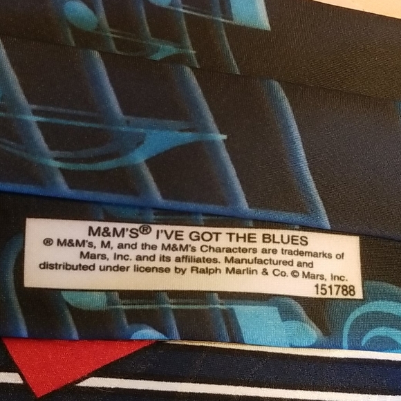 Lot of 3 vintage fun ties Looney Toons, Disney M&M - Picture 7 of 8